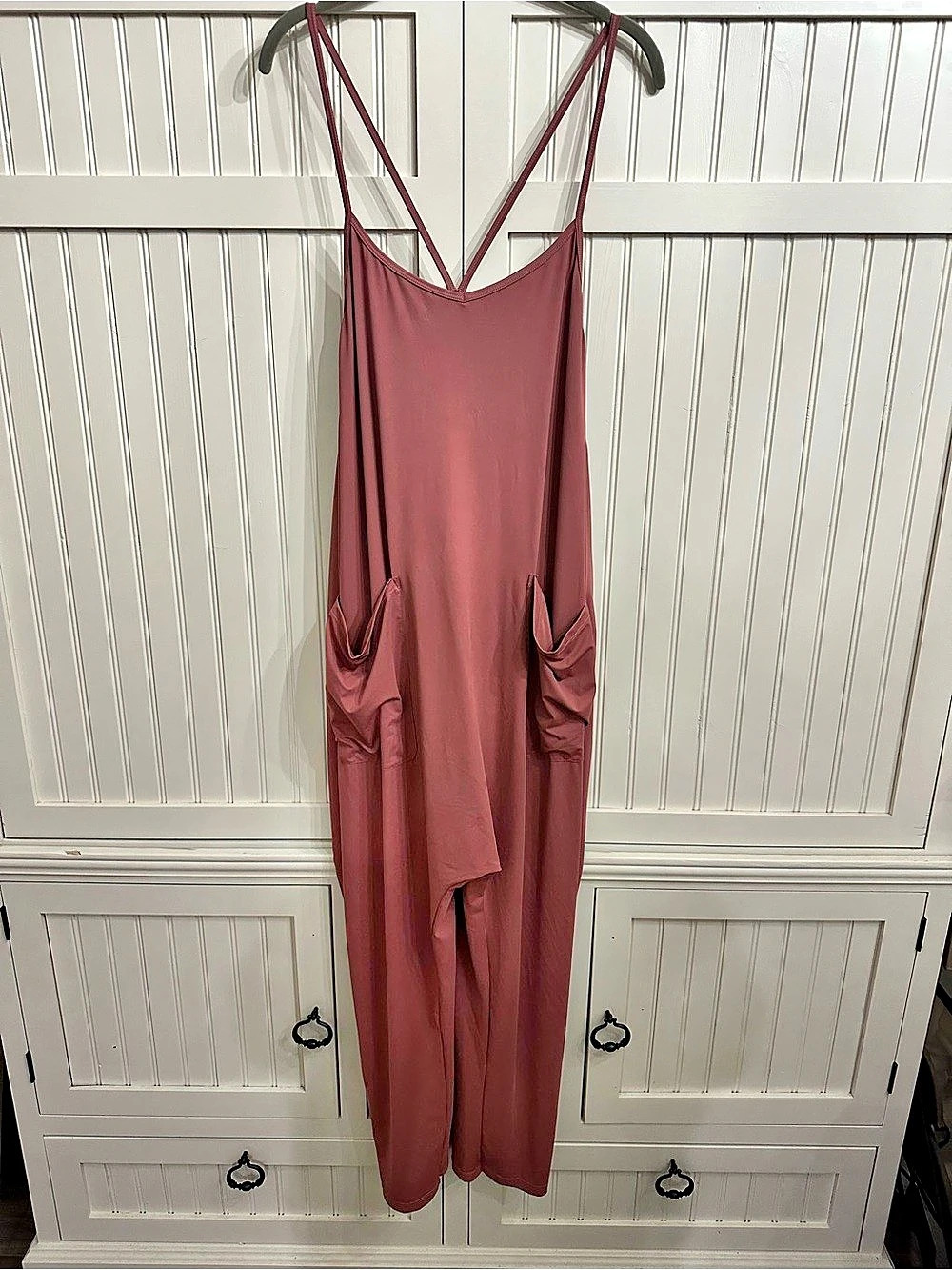 FP Movement Hot Shot Onesie - Mauve / Pomegranate Pink - Size Small